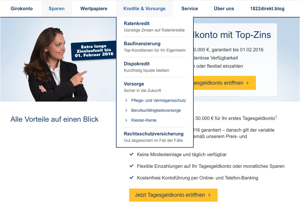 tagesgeldkonto online eröffnen