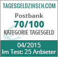 Postbank Tagesgeld im Test