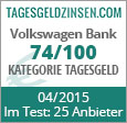 Volkswagen Bank Tagesgeld im Test