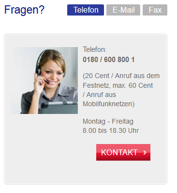 Der telefonische Kontakt kann bei der Credit Europe Bank schnell teuer werden