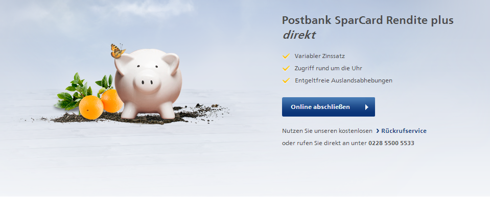 postbank sparcard erfahrungen