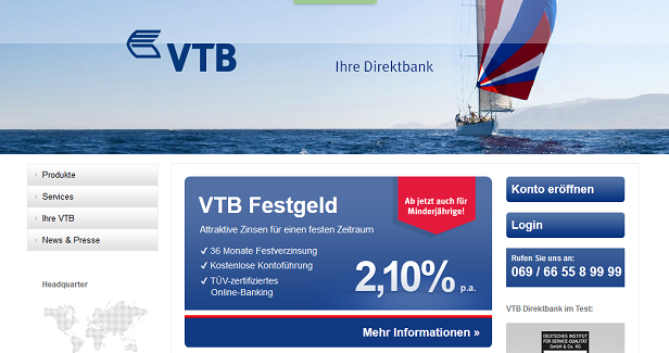 vtb bank festgeld