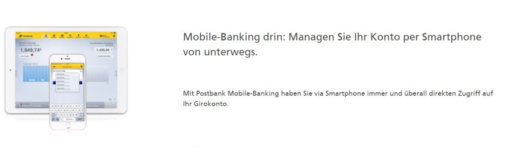 Postbank Girokonto Mobile Banking