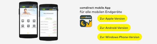 comdirect Mobiles Banking in der App