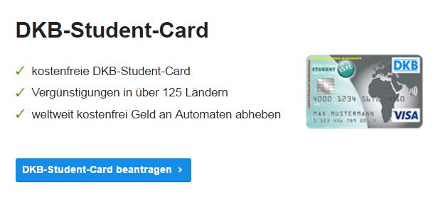 Die kostenfreie DKB Student-Card