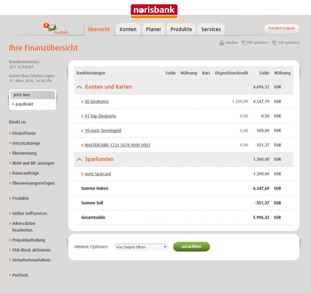Norisbank Girokonto Erfahrungen Pros Cons Test 01 21