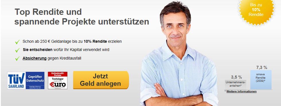 Das Angebot für Kreditgeber auf einen Blick