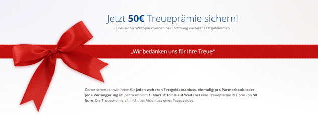 WeltSparen Bonus