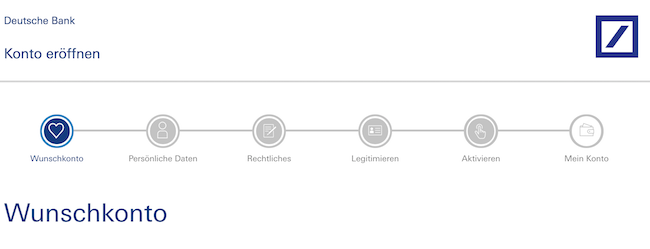 Deutsche Bank Girokonto Kontoeröffnung