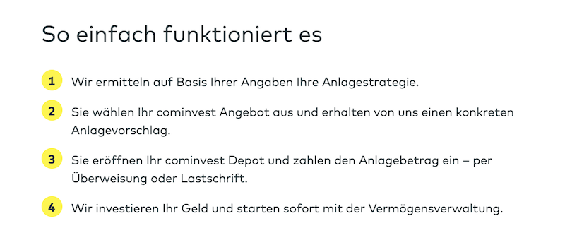 cominvest Geld anlegen