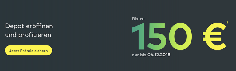 Die Neukunden-Depotprämie beträgt bei comdirect bis zu 150,00 Euro