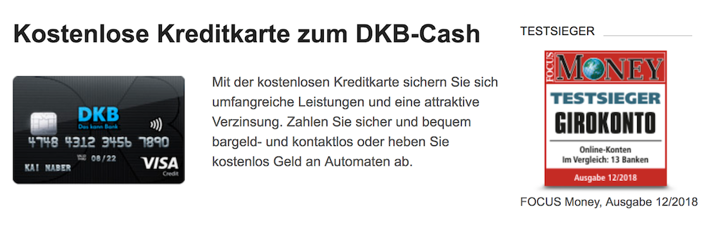 DKB Cash VisaCard