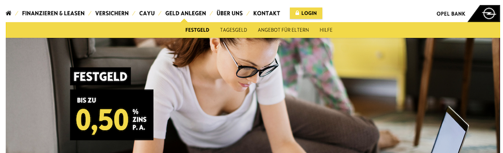 Opel Bank Festgeld