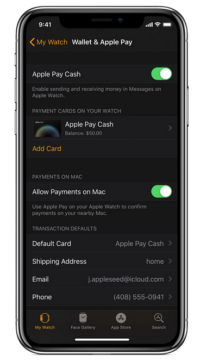 apple pay auf apple watch nutzen