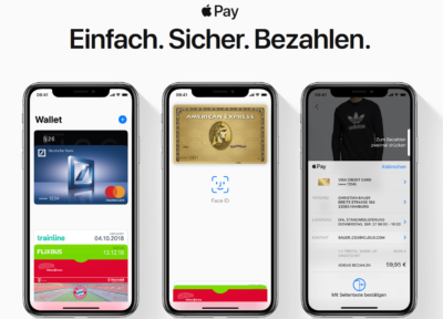 Apple Pay mit der Visa-Card