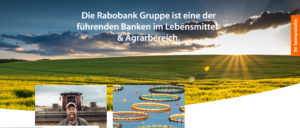 Die Rabobank ist eine der führenden Banken im Lebensmittel & Agrarbereich